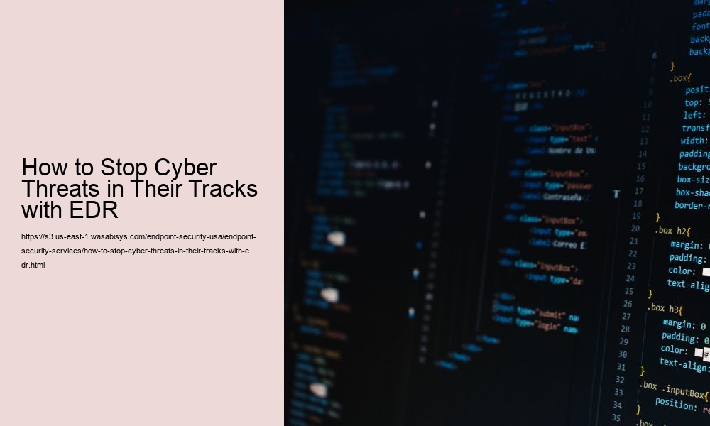How to Stop Cyber Threats in Their Tracks with EDR